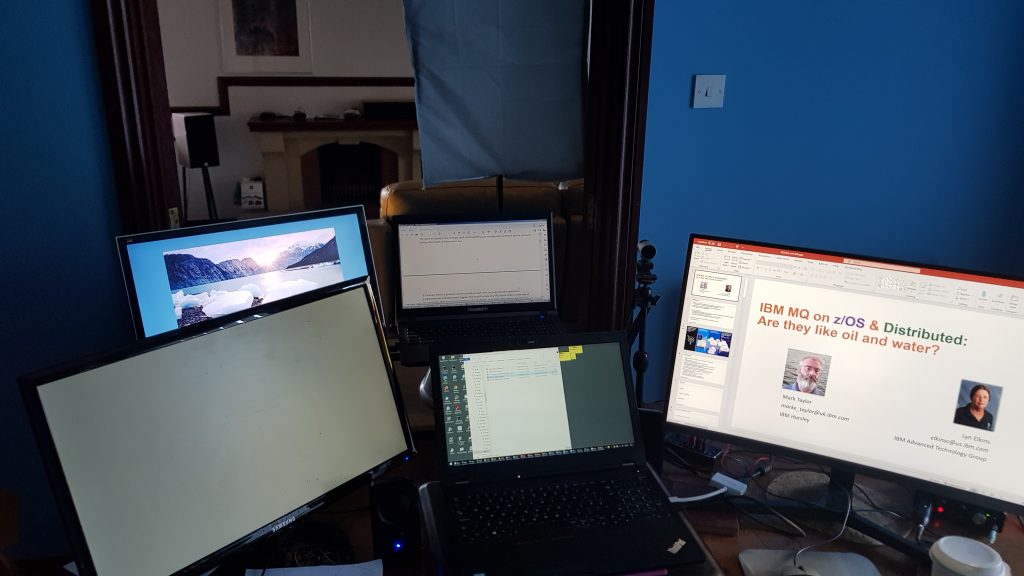 Five screens